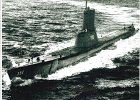Various pictures of the USS STERLET (SS392) over the years and assorted patches-flags -Sterlet at sea early 50 s